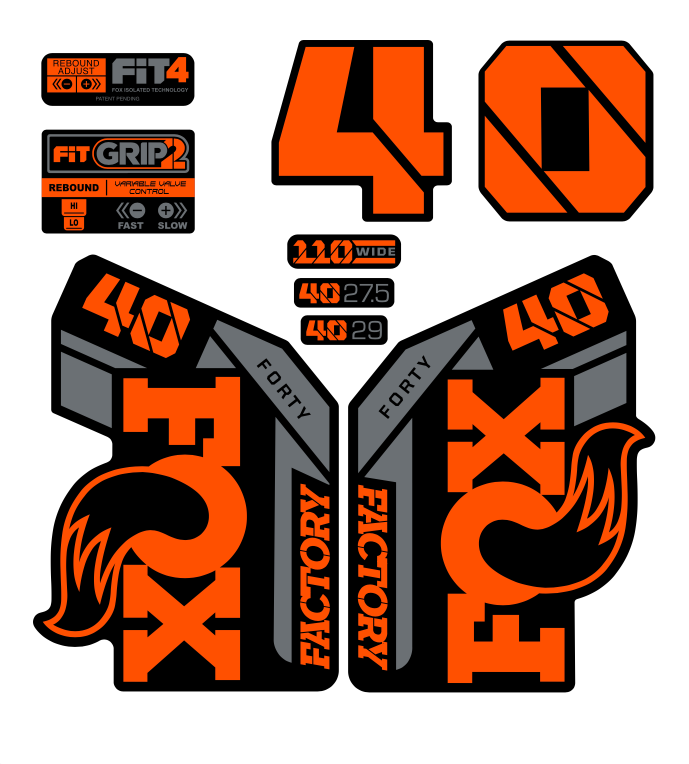 2021 FOX 40 FACTORY BLACK