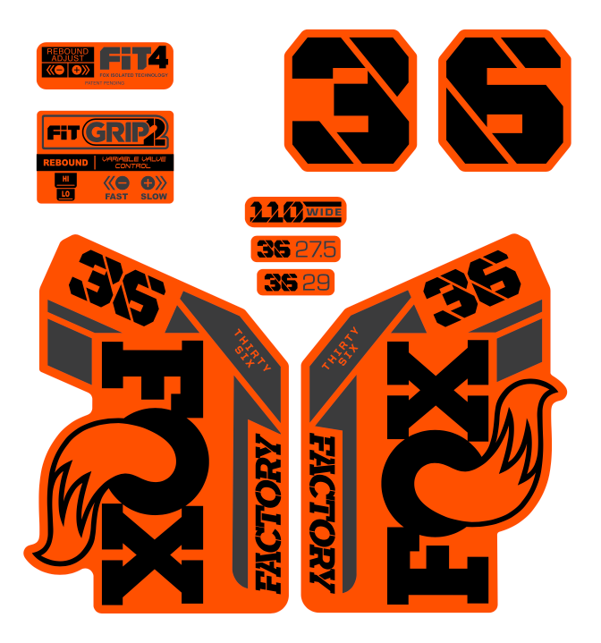 2021 FOX 36 FACTORY ORANGE